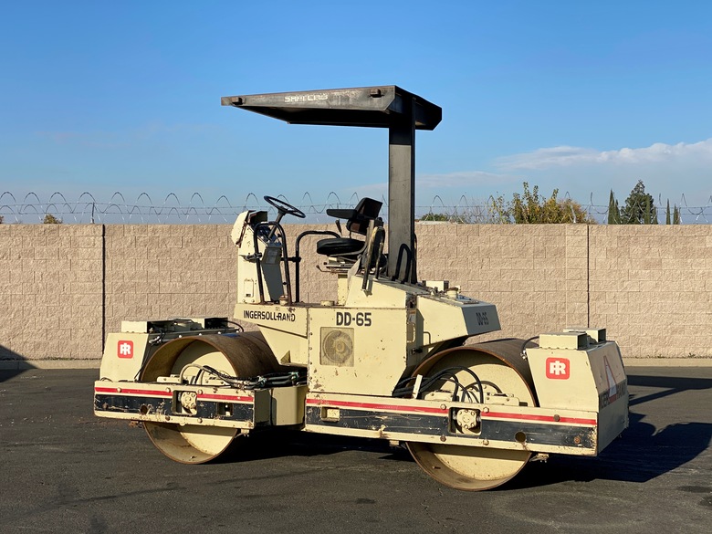 1991 Ingersoll Rand DD65 Double Drum Vibratory Roller