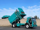 2001 Peterbilt 320 Amrep Automated Side Loader Garbage Truck