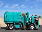 2001 Peterbilt 320 Amrep Automated Side Loader Garbage Truck