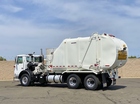 2008 Autocar Heil Rapid Rail 30 Yard Side Loader Garbage Truck