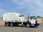 2008 Autocar Heil Rapid Rail 30 Yard Side Loader Garbage Truck