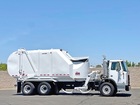 2008 Autocar Heil Rapid Rail 32 Yard Side Loader Garbage Truck