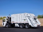 2008 CCC LET Low Entry Pak-Mor Rear Loader Garbage Truck
