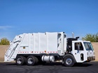 2008 CCC LET Low Entry Pak-Mor Rear Loader Garbage Truck
