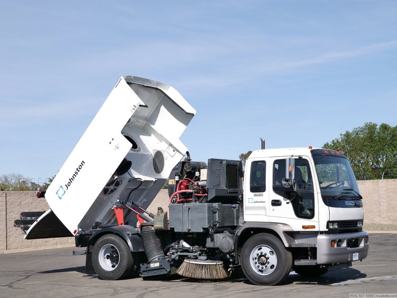 2008 Isuzu Johnston RT655 Regenerative Air Street Sweeper