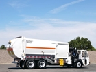 2009 CCC Labrie Expert 2000 Side Load Garbage Truck