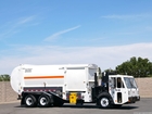 2009 CCC Labrie Expert 2000 Side Load Garbage Truck