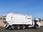 2011 Autocar Wayne Curbtender 31 Yard Side Loader Garbage Truck