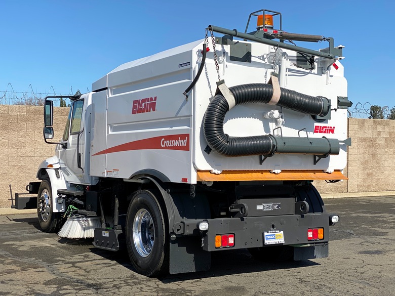 2011 International Elgin Crosswind FSX Airport Runway Sweeper