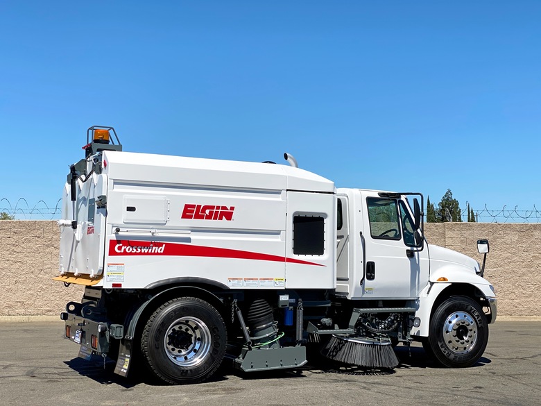 2011 International 4300 Elgin Crosswind Air Street Sweeper