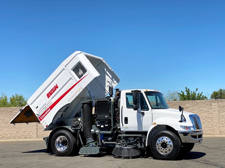 2011 International 4300 Elgin Crosswind Air Street Sweeper