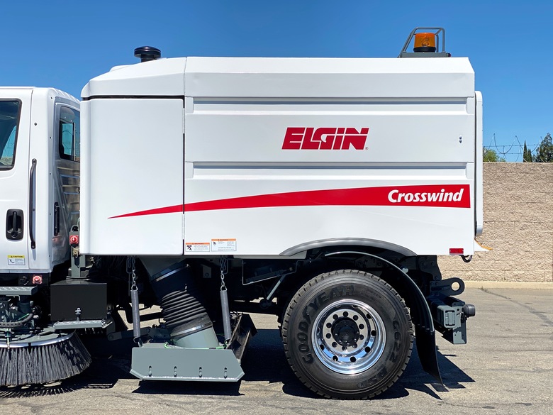 2011 International 4300 Elgin Crosswind Air Street Sweeper
