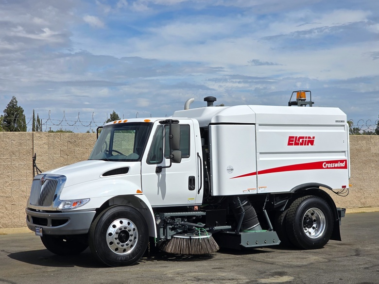 2011 International Crosswind Vacuum Street Sweeper