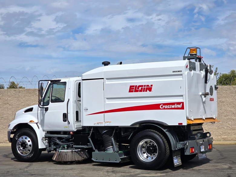 2011 International Crosswind Vacuum Street Sweeper