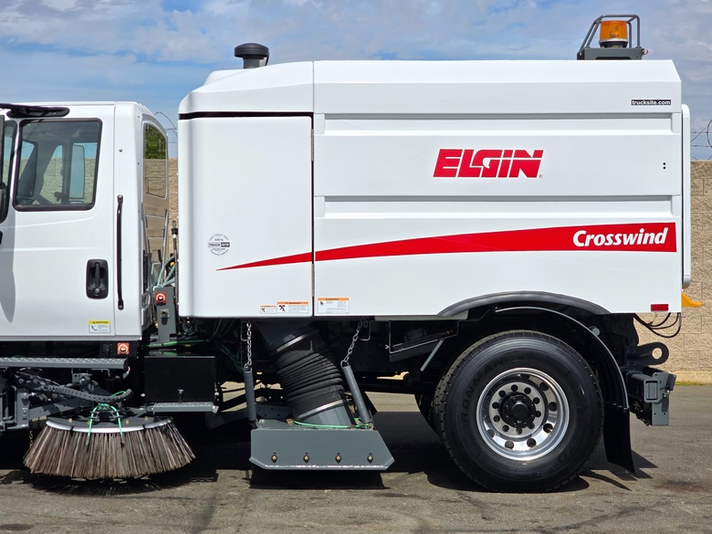 2011 International Crosswind Vacuum Street Sweeper