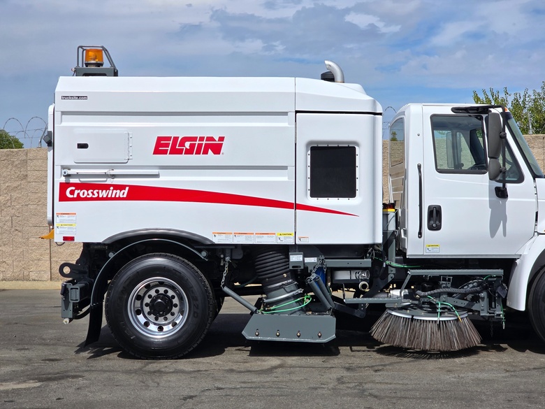 2011 International Crosswind Vacuum Street Sweeper
