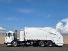 2014 Autocar New Way 25 Yard CNG Rear Loader Garbage Truck