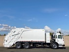 2014 Autocar New Way 25 Yard CNG Rear Loader Garbage Truck