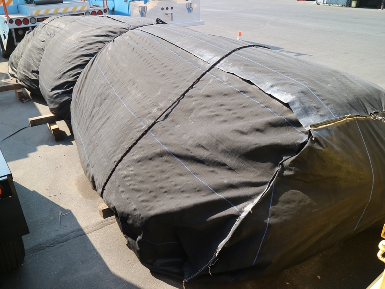 16' x 33' x 127' AquaDam Water Filled Rubber Dam