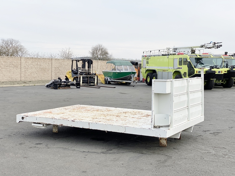 12' Diamond Plate Flatbed Truck Body