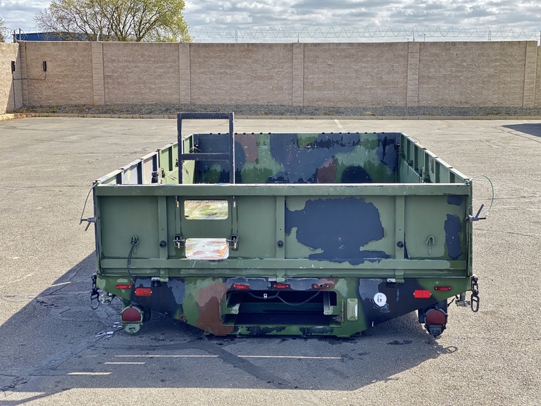 14' Oshkosh MTV Military Flatbed Stake Truck Body