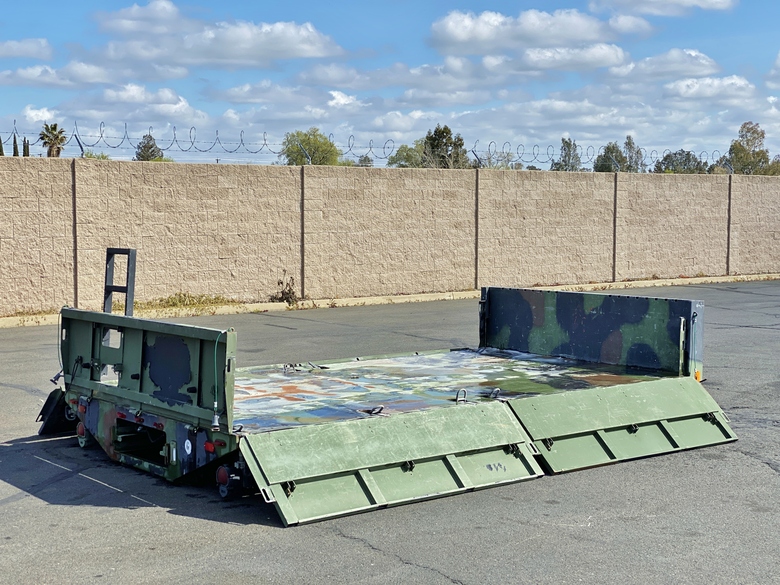14' Oshkosh MTV Military Flatbed Stake Truck Body