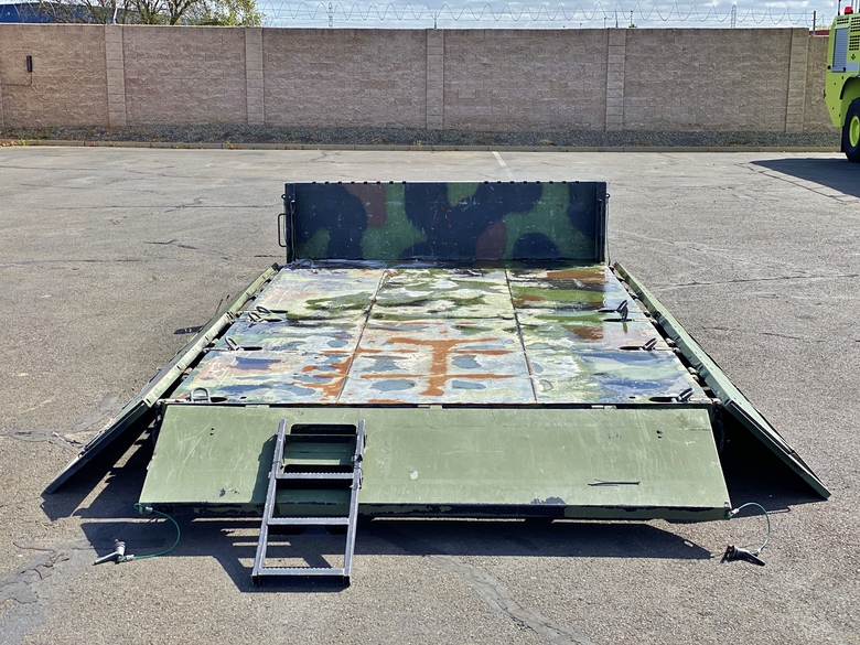 14' Oshkosh MTV Military Flatbed Stake Truck Body